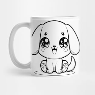 Adorable Puppy With Floppy Ears Mug